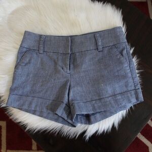 Express, Midi low Rise cuffed Hem  lined blend shorts